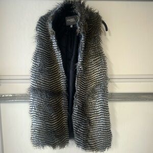 Two Toned fur vest